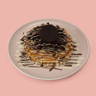 Oreo Crunch Pancakes